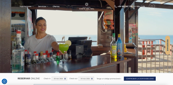 Web hotel sector hotelero