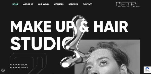 Web para estudio Make Up & Hair 