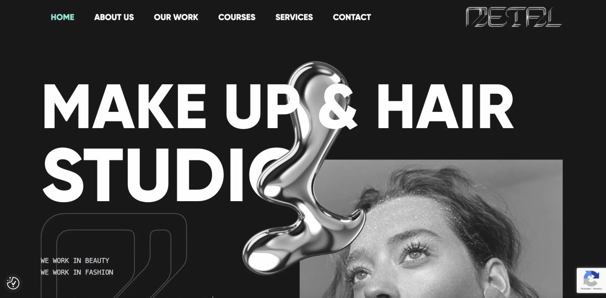Web para estudio Make Up & Hair 