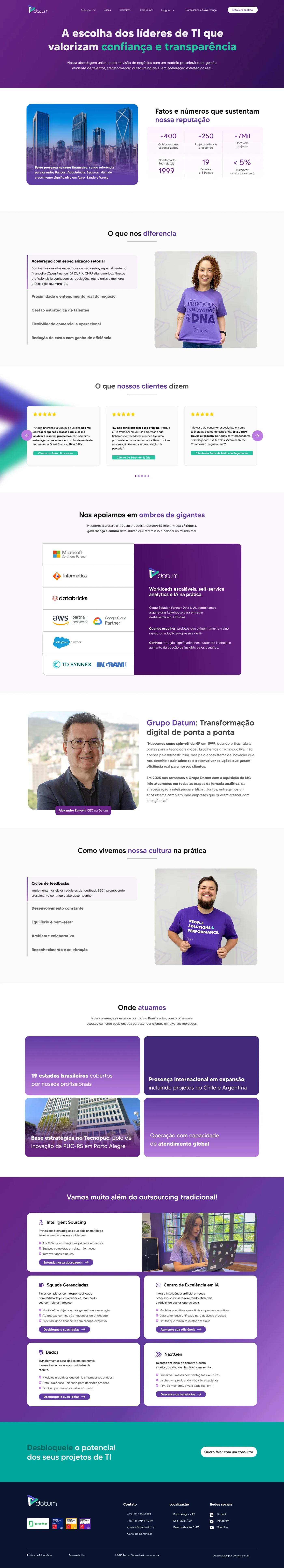 Datum — Sobre — Depois