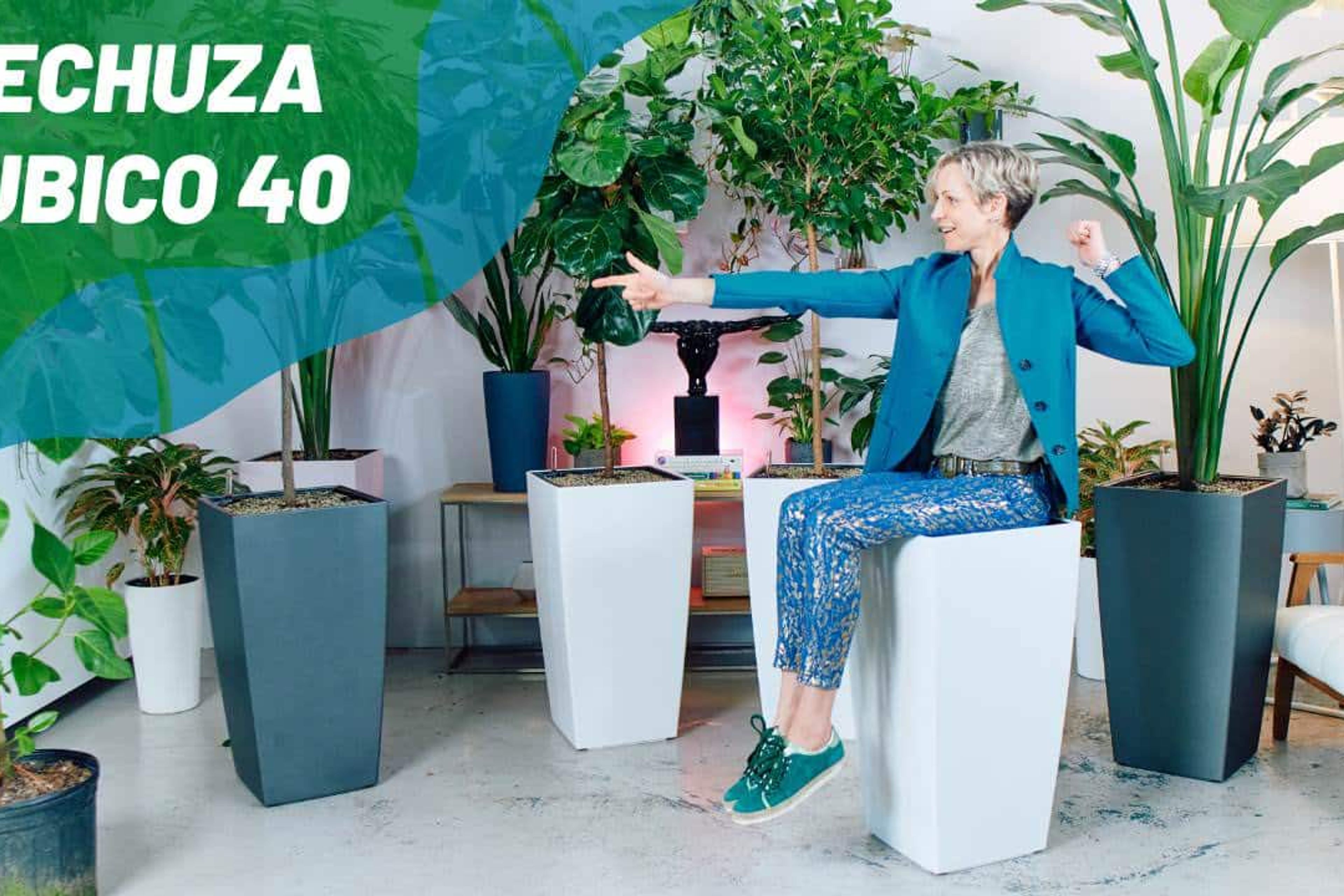 Perfect Planter For Large Plants – Lechuza Cubico 40 Self-watering Planter