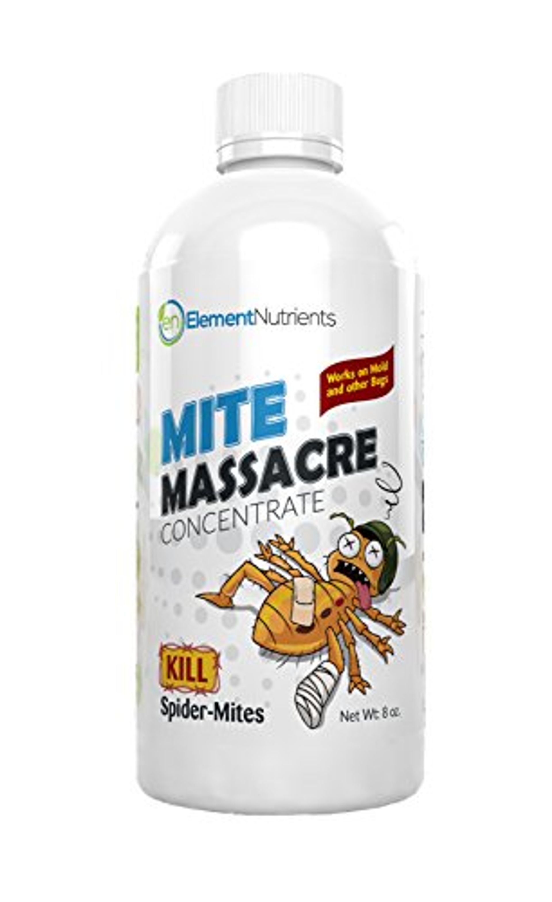 Mite Massacre 8 oz. Spider Mite Killer and Powdery Mildew Fighter - Makes 8 GALLONS of Spray