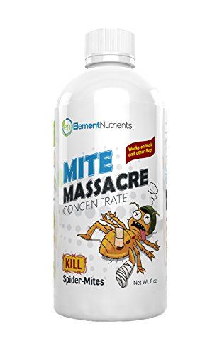 Mite Massacre 8 oz. Spider Mite Killer and Powdery Mildew Fighter - Makes 8 GALLONS of Spray