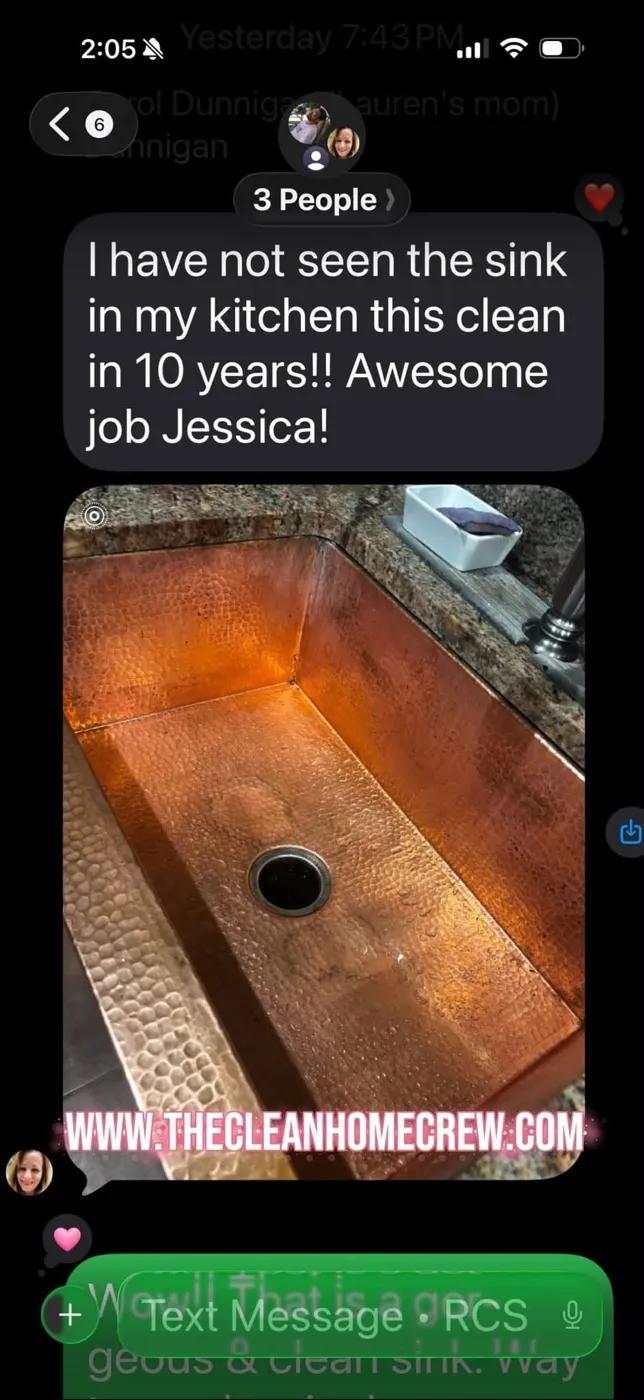 Cleaned shower drain