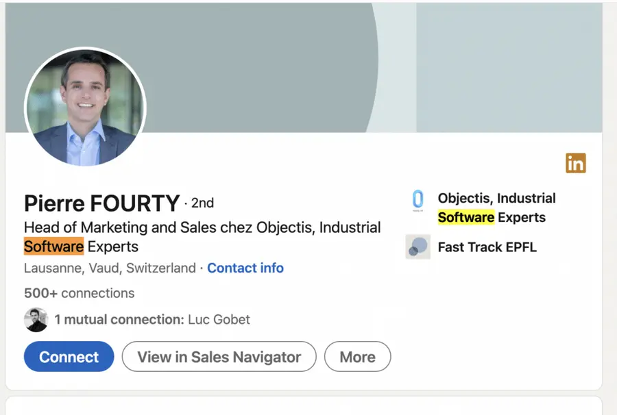 Ricerca booleana profilo google linkedin