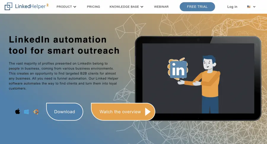 linkedin helper