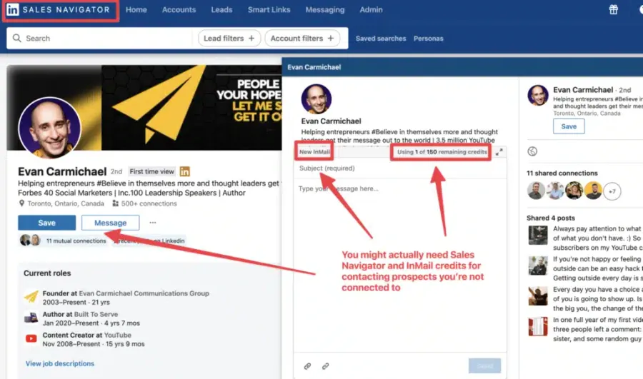 linkedin inmail