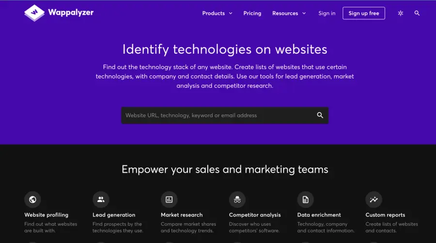 waapalyzer tool