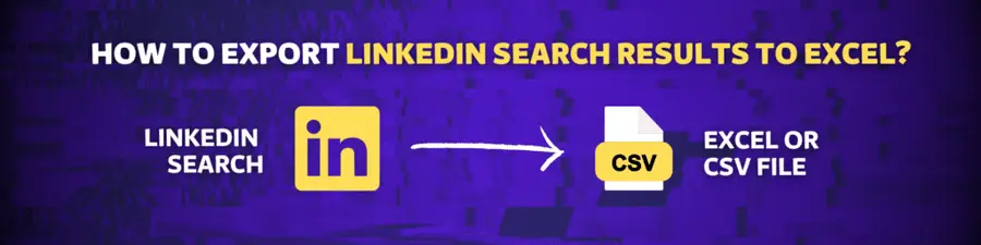 eksport wyników wyszukiwania linkedin