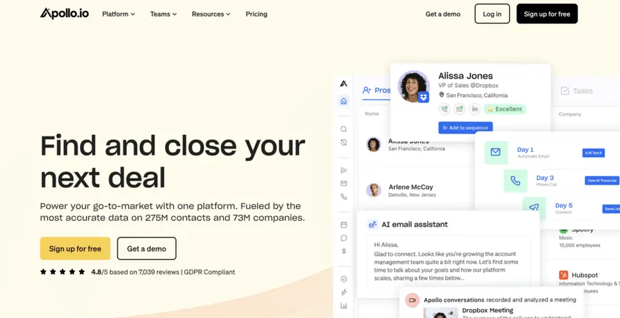 apollo data enrichment tool