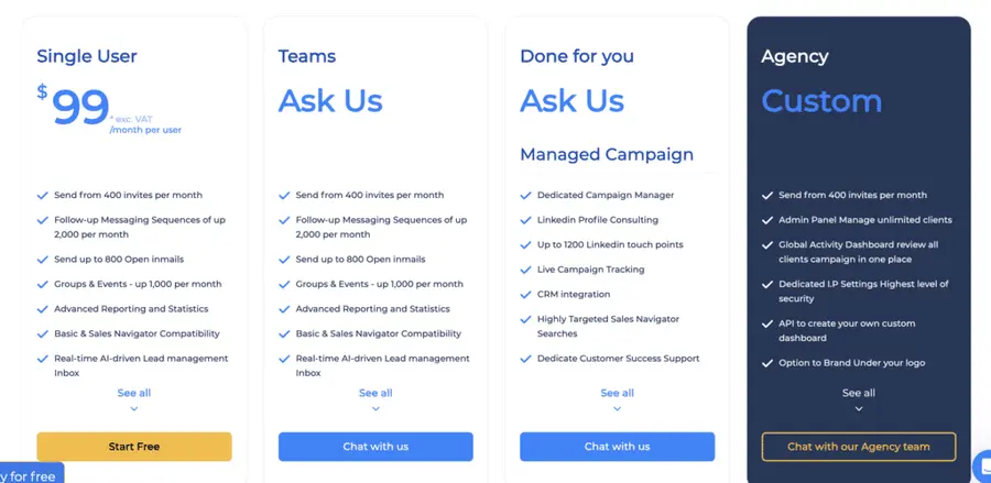 salesflow pricing