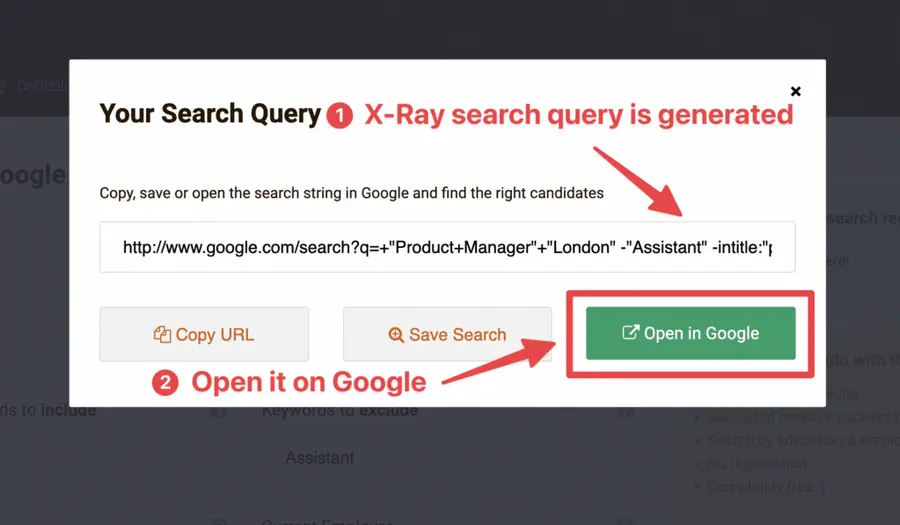 generate x ray linkedin recruitem