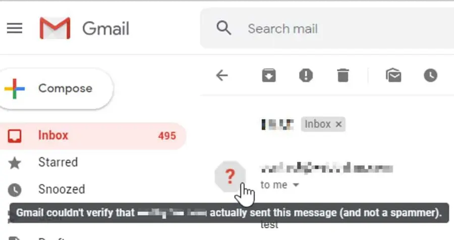 Authentication Problems bounced email
