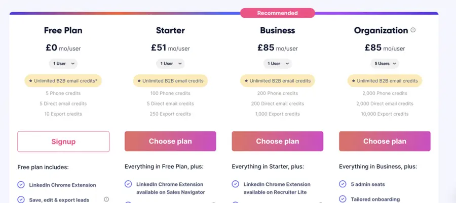 kaspr pricing