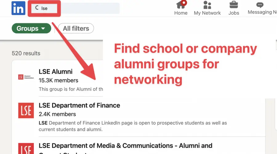 Come usare i gruppi di linkedin per networking