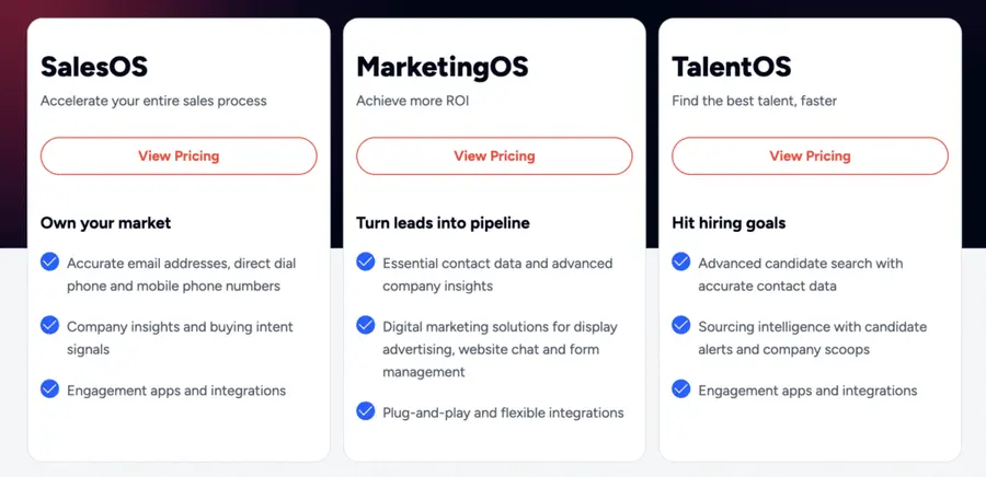 zoominfo pricing