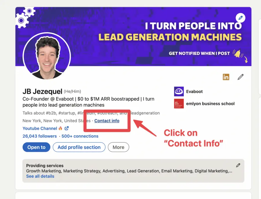 change linkedin url step 1 1