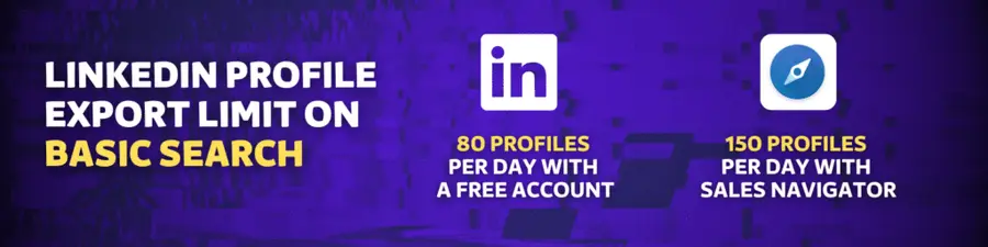 dzienny limit eksportu profilu linkedin