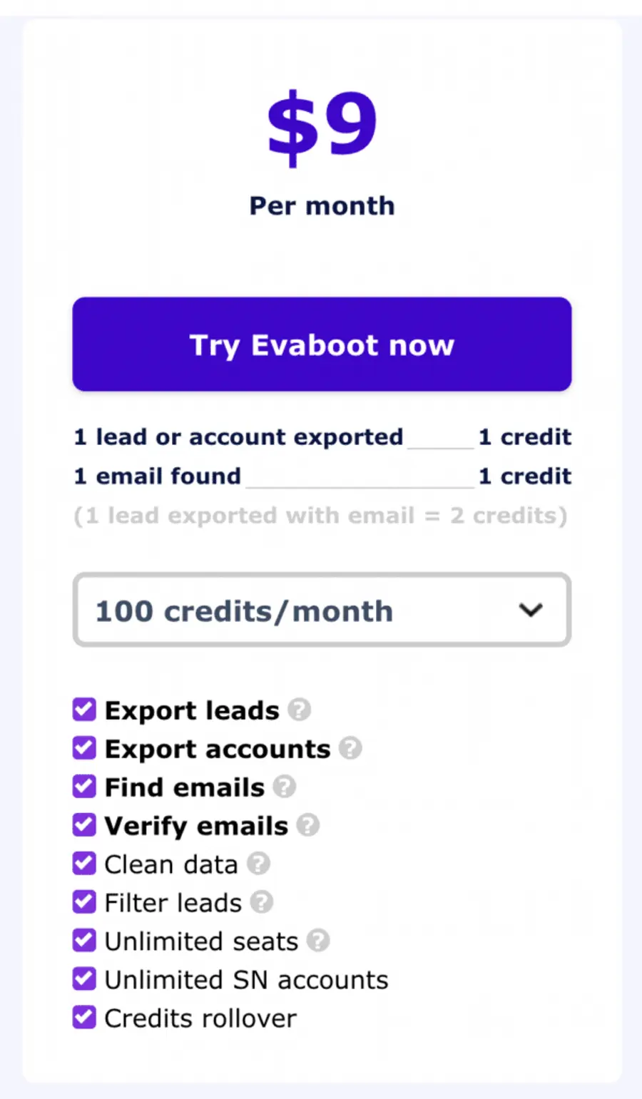evaboot pricing