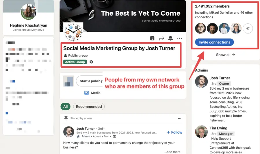 linkedin group example