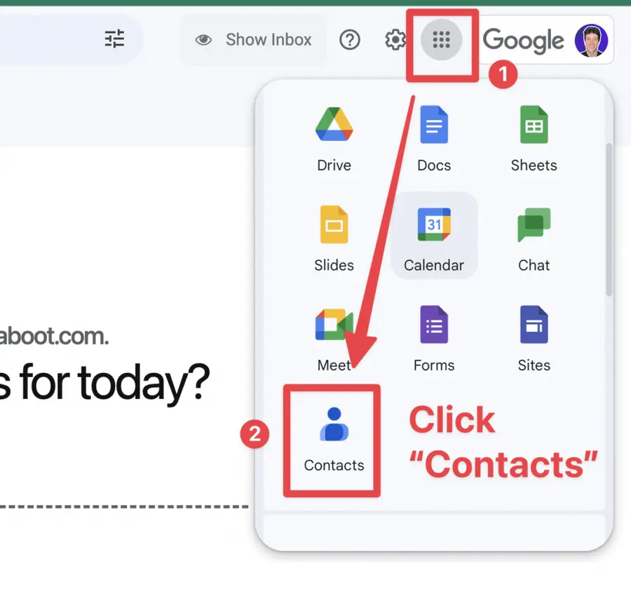 click contacts