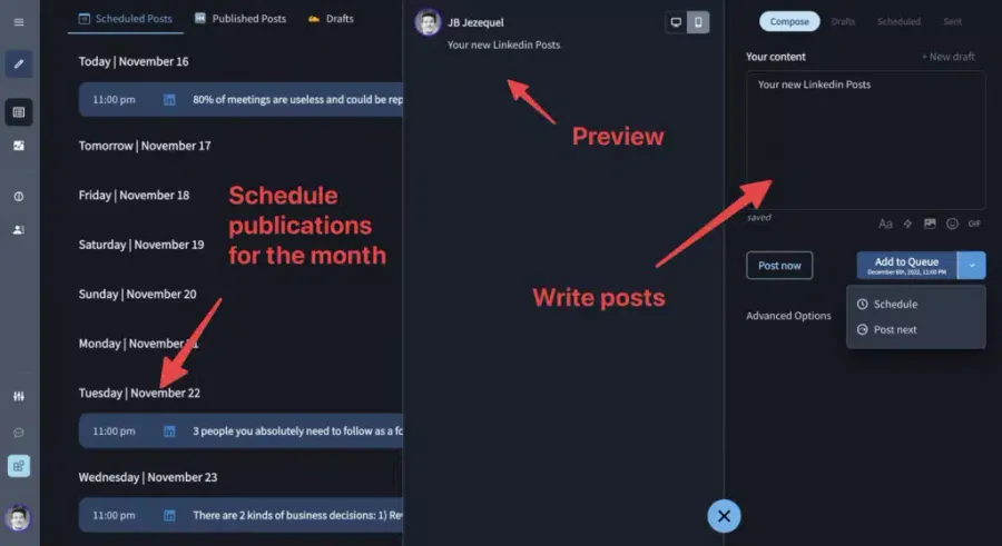 taplio features