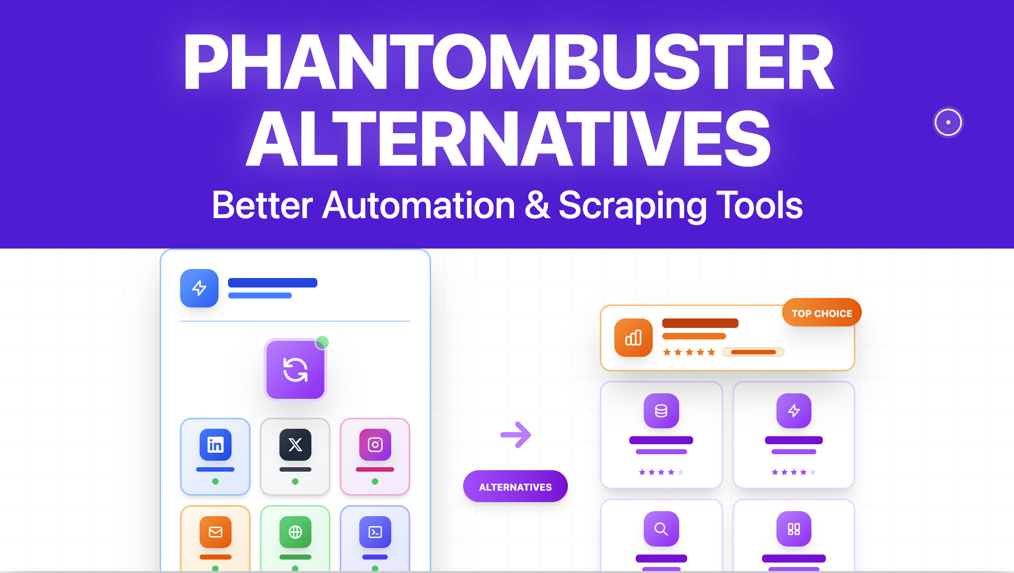 Les 11 meilleures alternatives à Phantombuster pour LinkedIn [Gratuites &#038; Payantes]