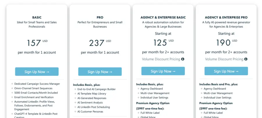zopto linkedin pricing