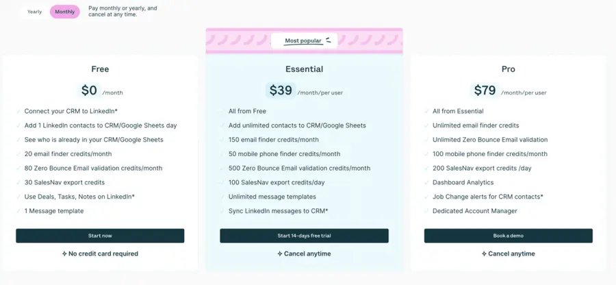 surfe linkedin scraper pricing