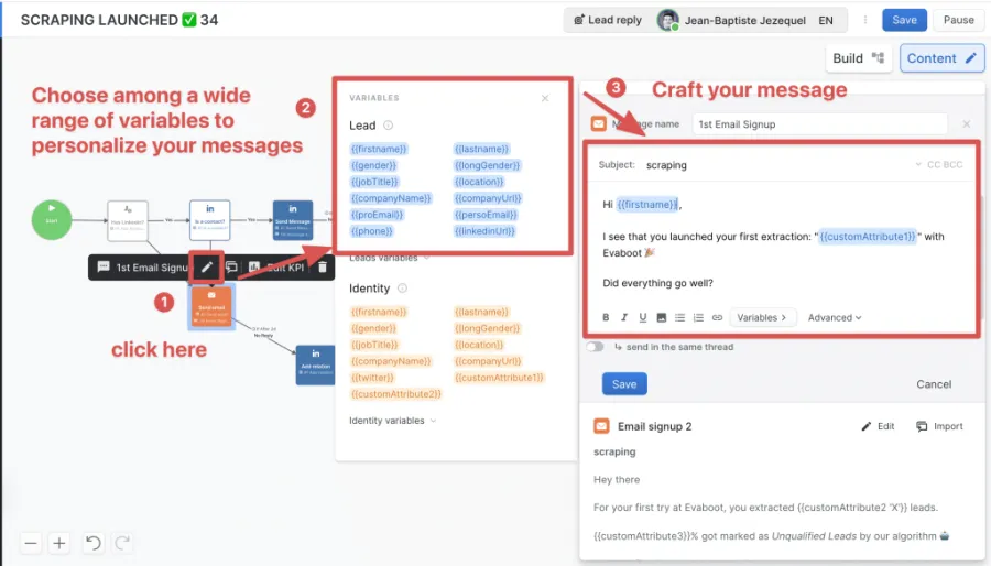design your cold outreach sequence