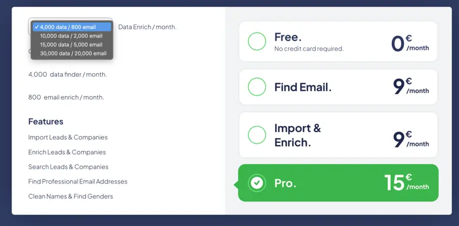 derrick pricing