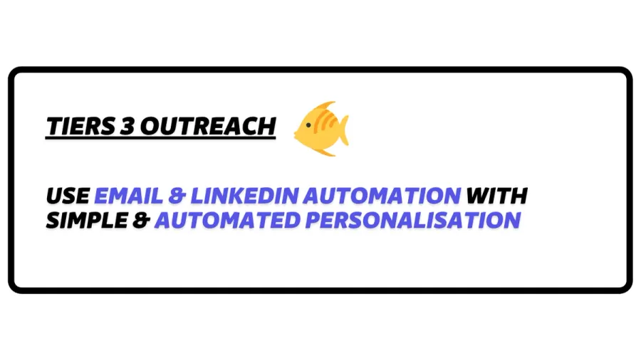 linkedin abm tiers 3 outreach strategy