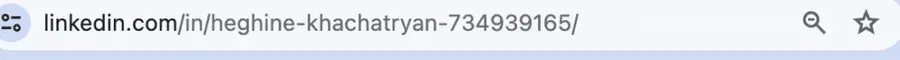 linkedin default url