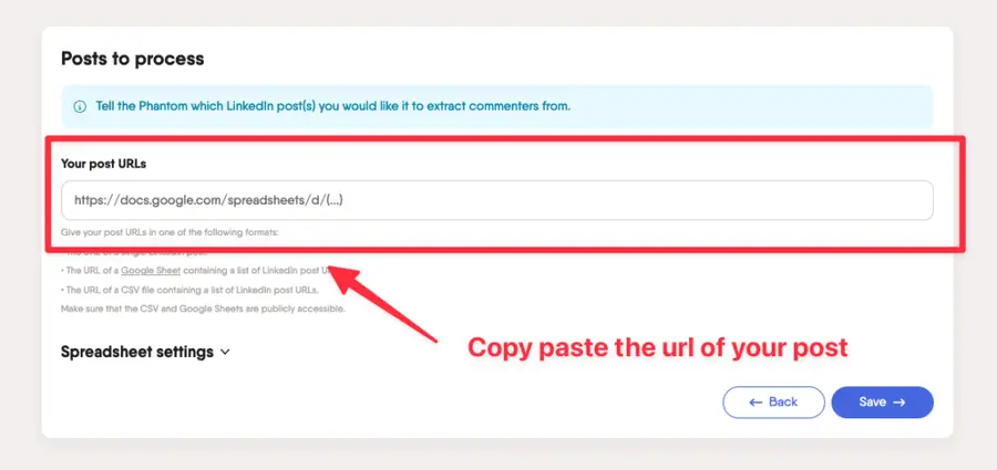 linkedin post url