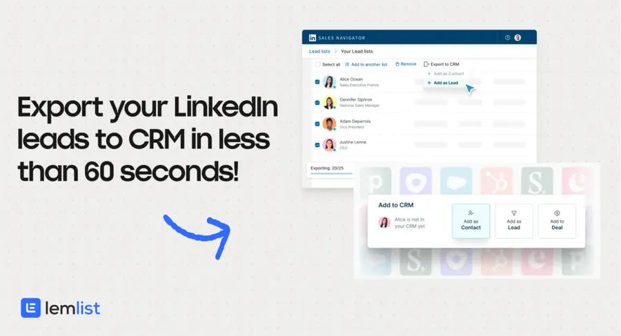 lemlist linkedin scraper features
