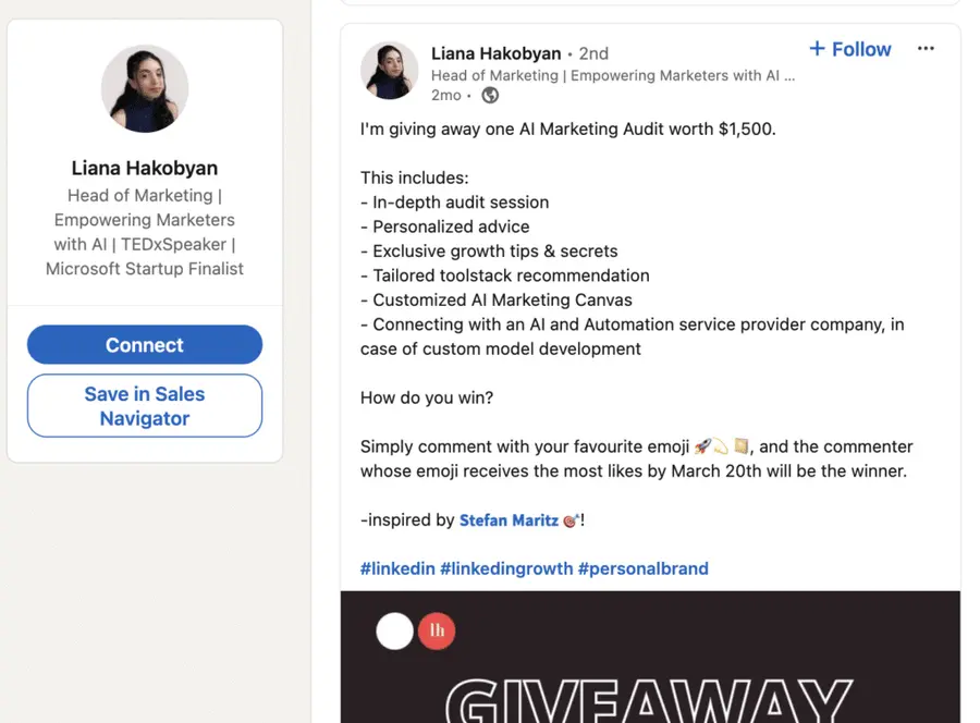 linkedin personal brand development