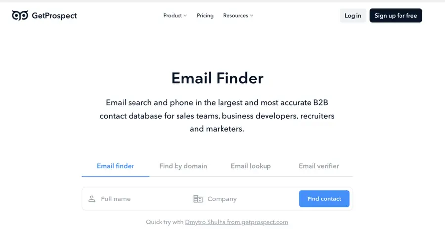 getprospect lyne alternative