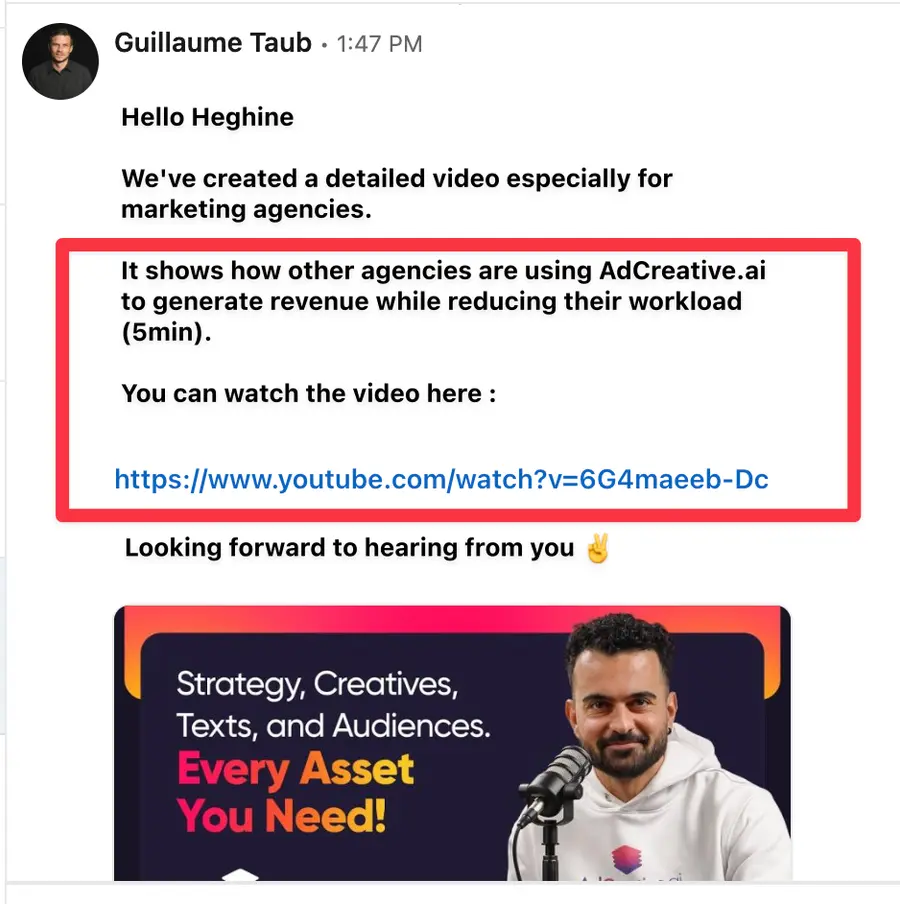 backup with data your linkedin outreach messages for better results
