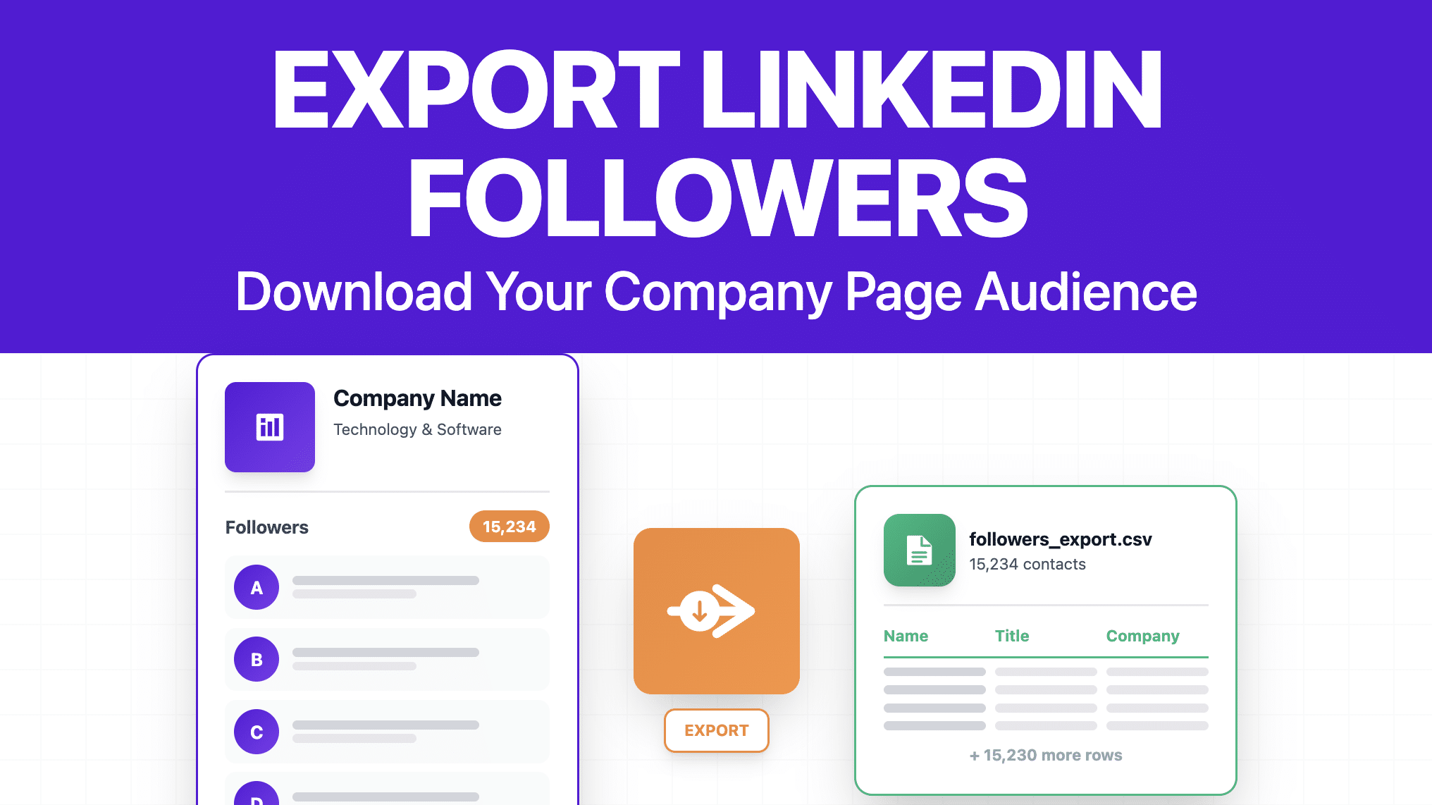 How To Export LinkedIn Company Page Followers To CSV?
