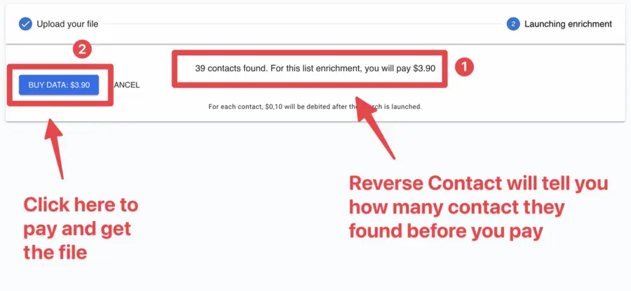 descarga la url de LinkedIn encontrada en el email