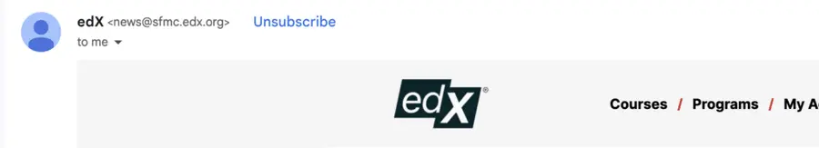 verify your email address to avoid spam
