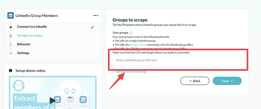paste url phantom buster