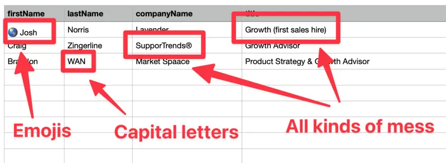 how to export clean leads from sales navigator