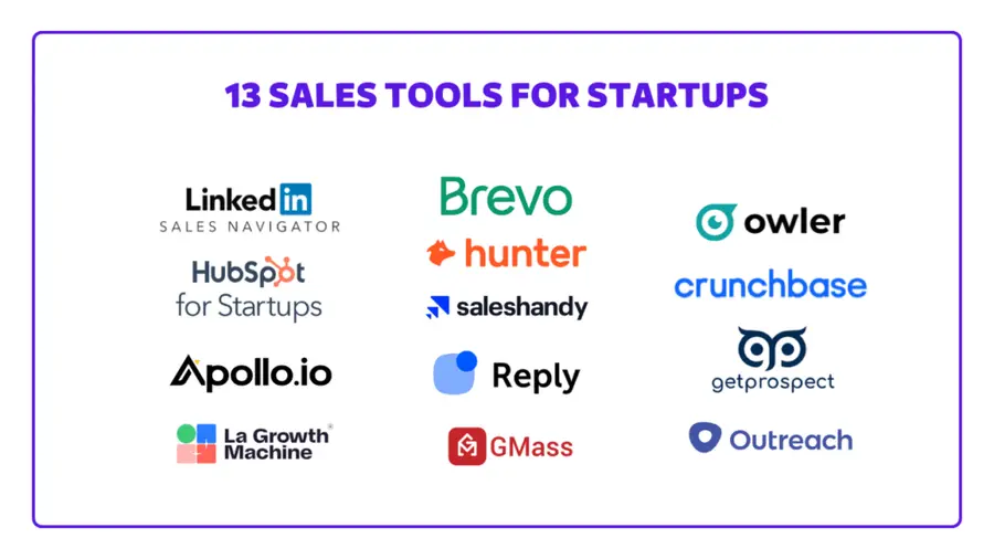 13 best sales tools for startups