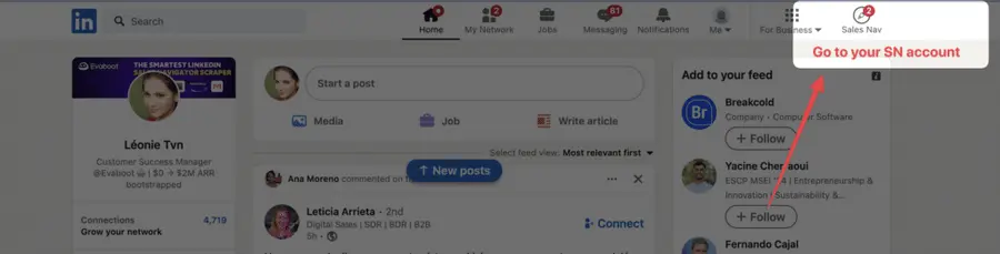 how to find decision makers on linkedin sales navigator step by step