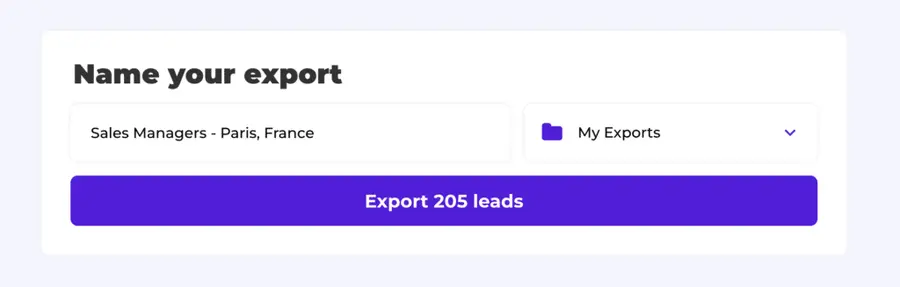 how to export leads from sales navigator