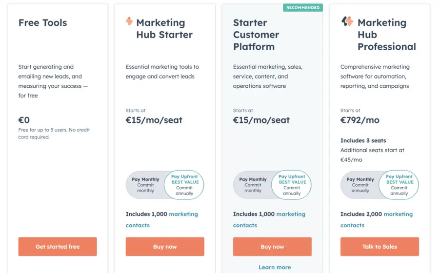 hubspot crm free crm software and tools for sales teams