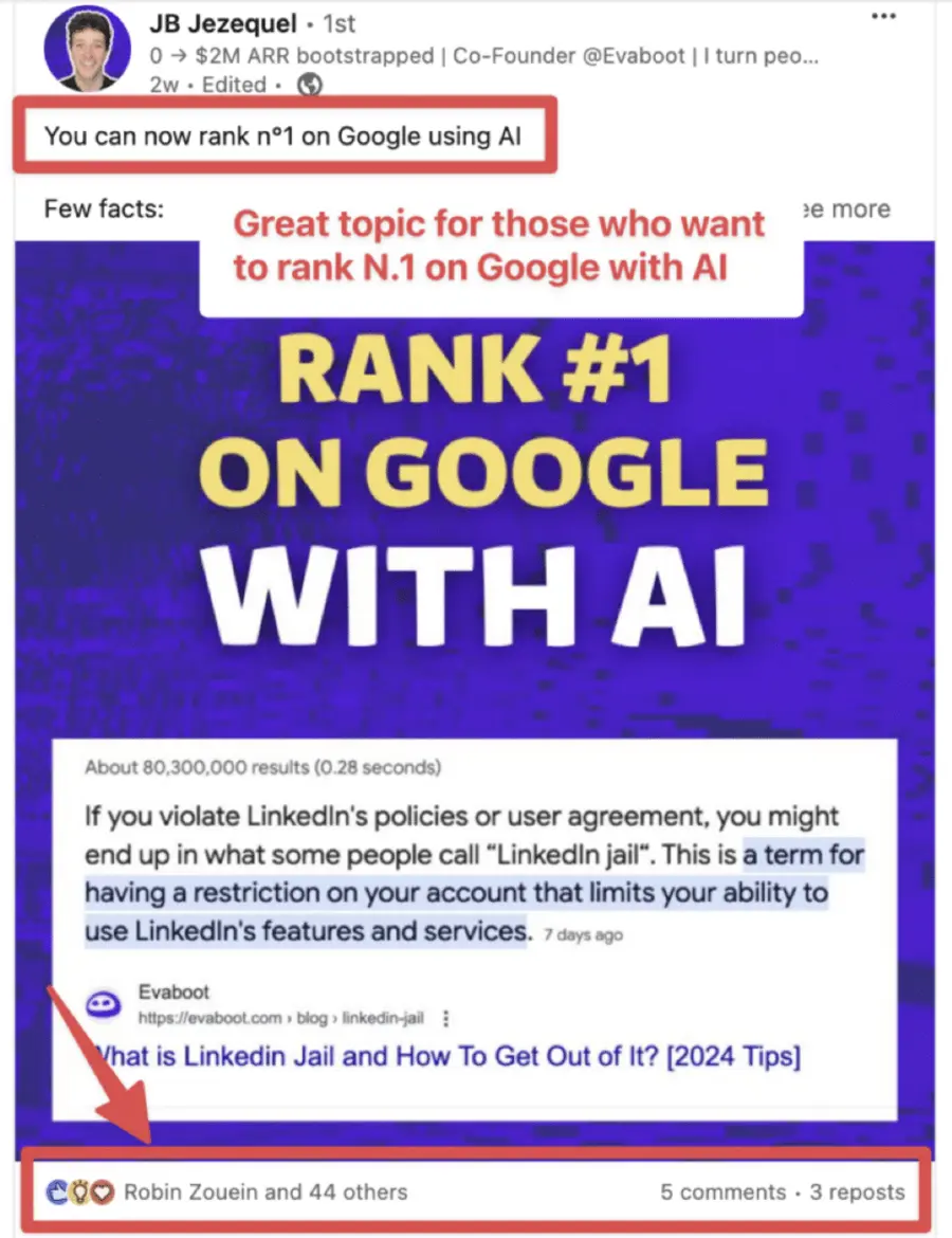 why people like your linkedin posts