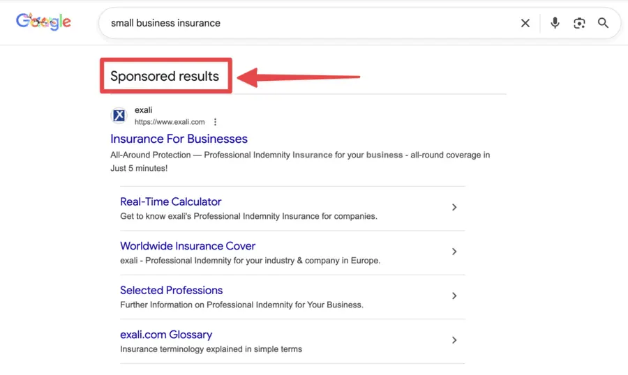 google ads insurance