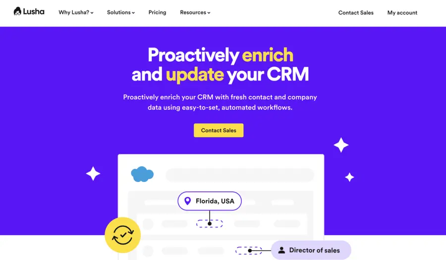 lusha data enrichment platform 